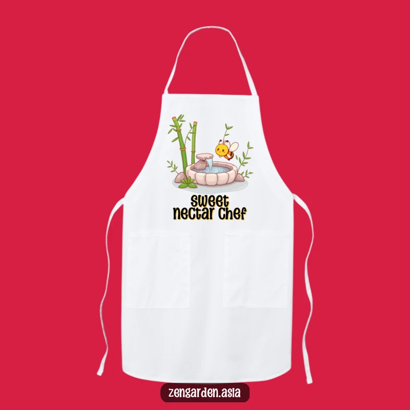 Funny Zen Bee Apron: Kitchen Zen Master, Hilarious Chef Gift