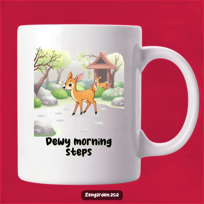 Funny Deer Zen Mug: Gentle Walker Gift for Nature Lovers