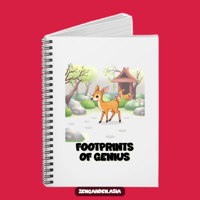 Funny Deer Zen Notebook: Gentle Walker Ideas Journal, Gift