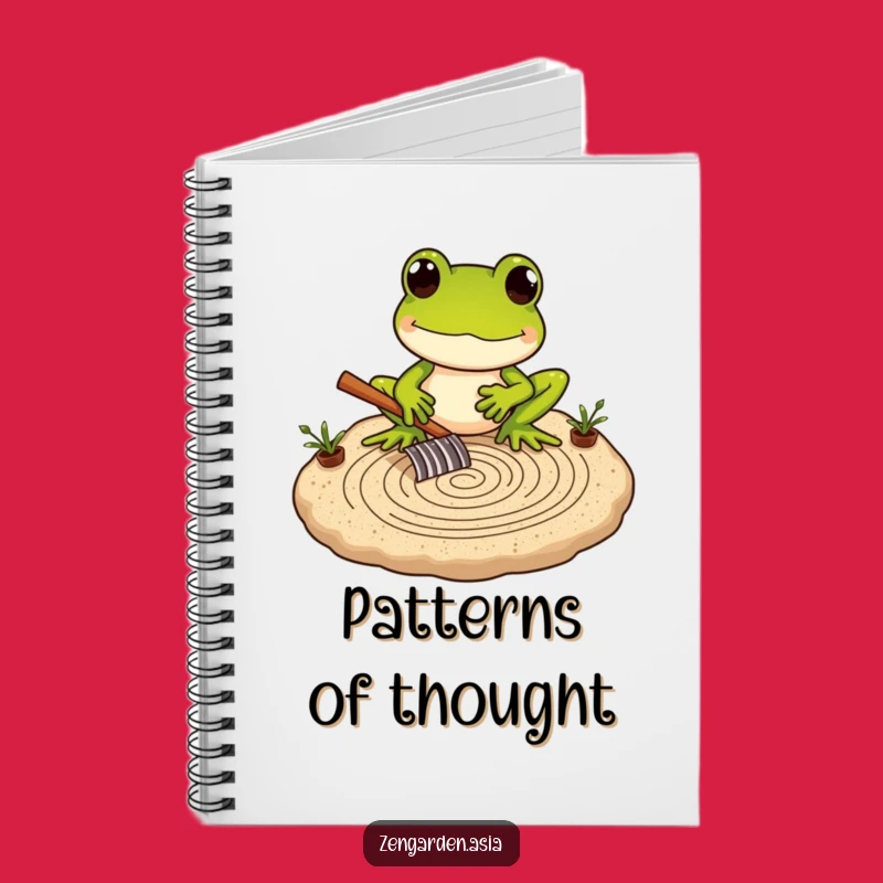 Funny Frog Zen Master Notebook: Jot Down Your Peaceful Thoughts